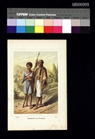 藏品(福爾摩沙原住民人物版畫 (德文版 石版套色印刷 1882))的圖片